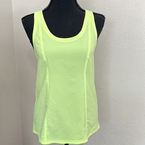 Women’s Lululemon Lightweight Tank Lime Green Size 4 EUC